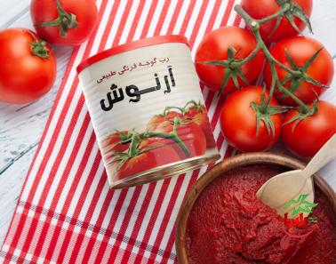 قیمت خرید رب گوجه فرنگی آرنوش + تست کیفیت